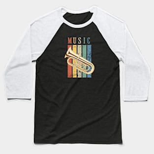 Music Tuba Retro Baseball T-Shirt